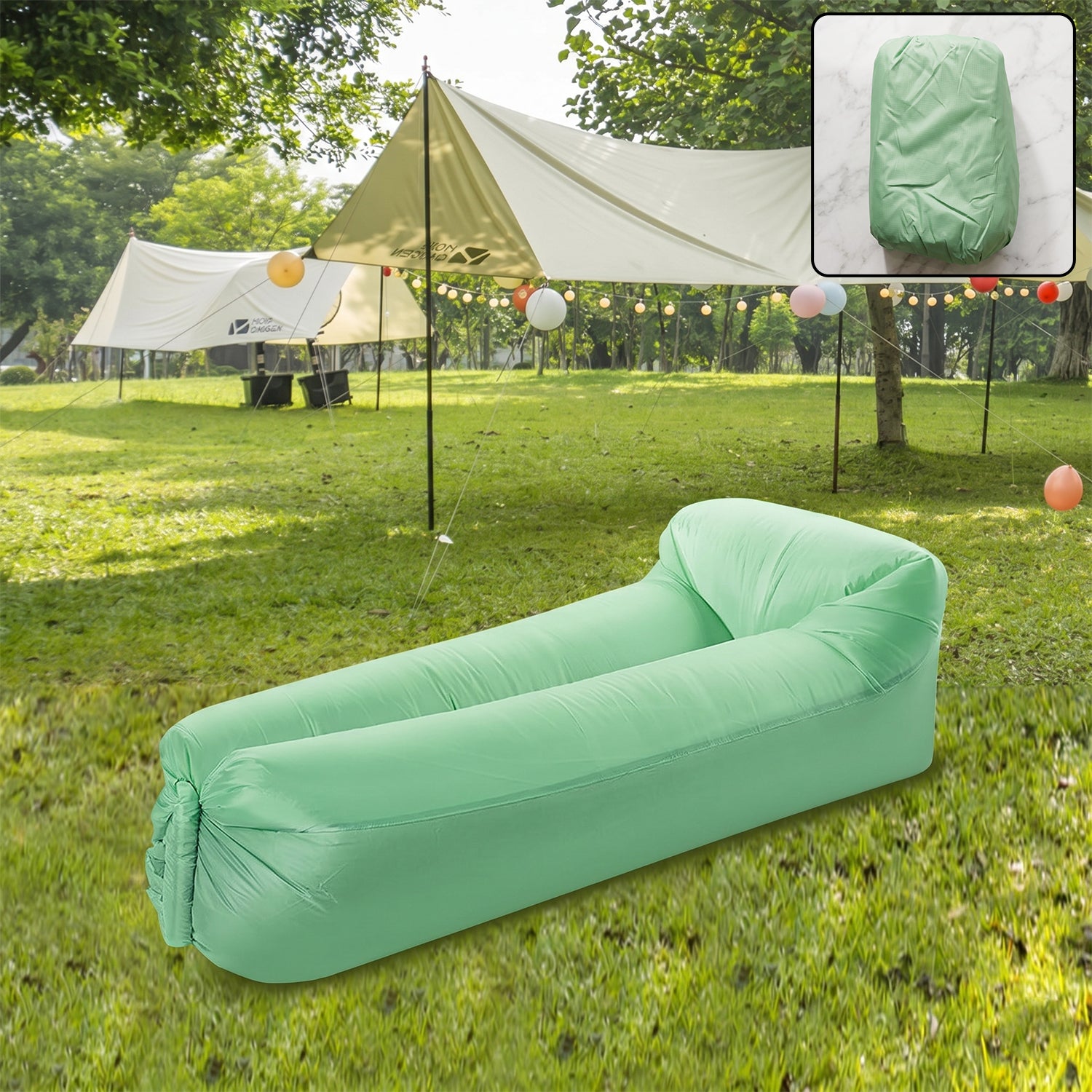 Foldable Inflatable Lounger Air Sofa (1 Pc)