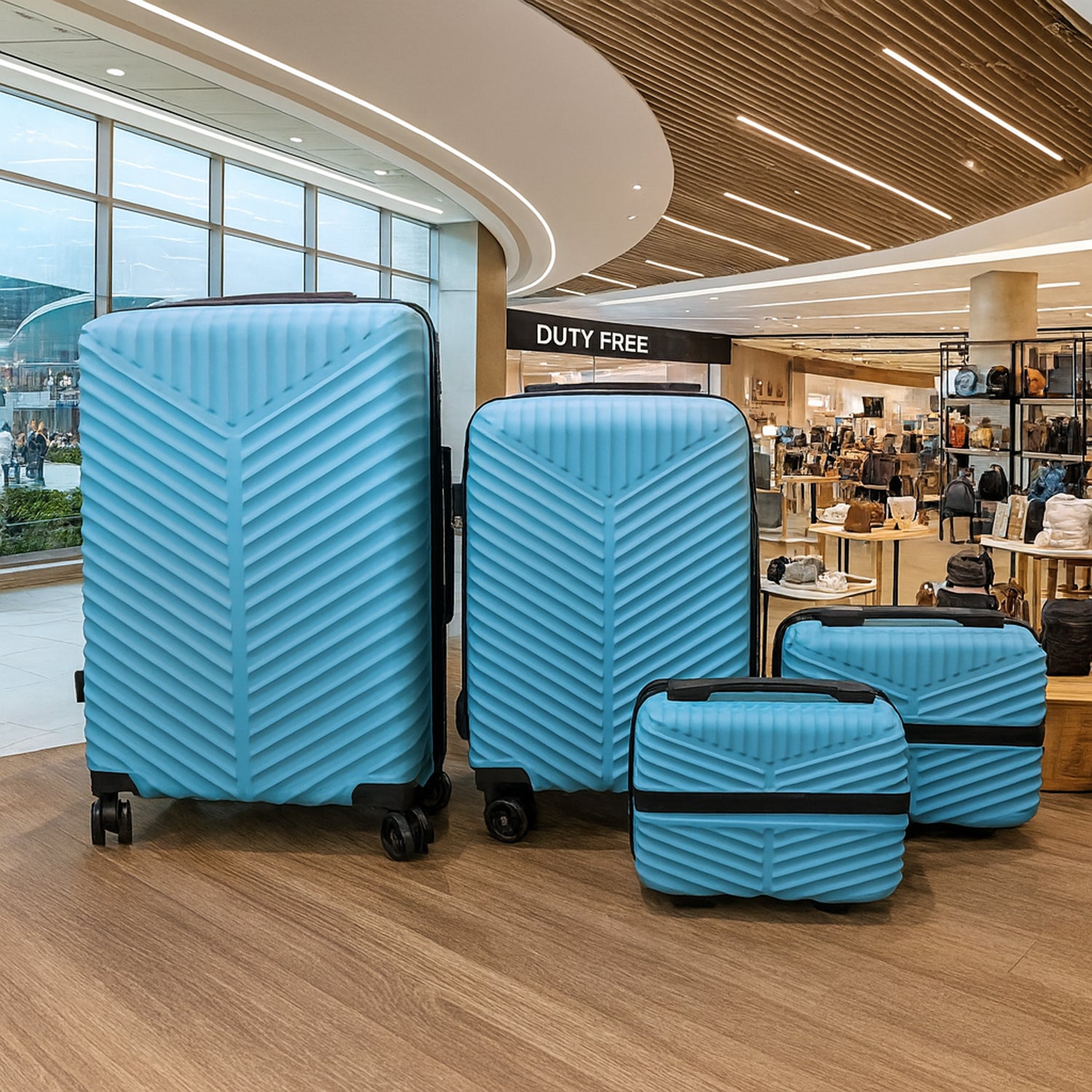 4-in-1 Luggage Set  Durable And Stylish Hard Shell Suitcase Set