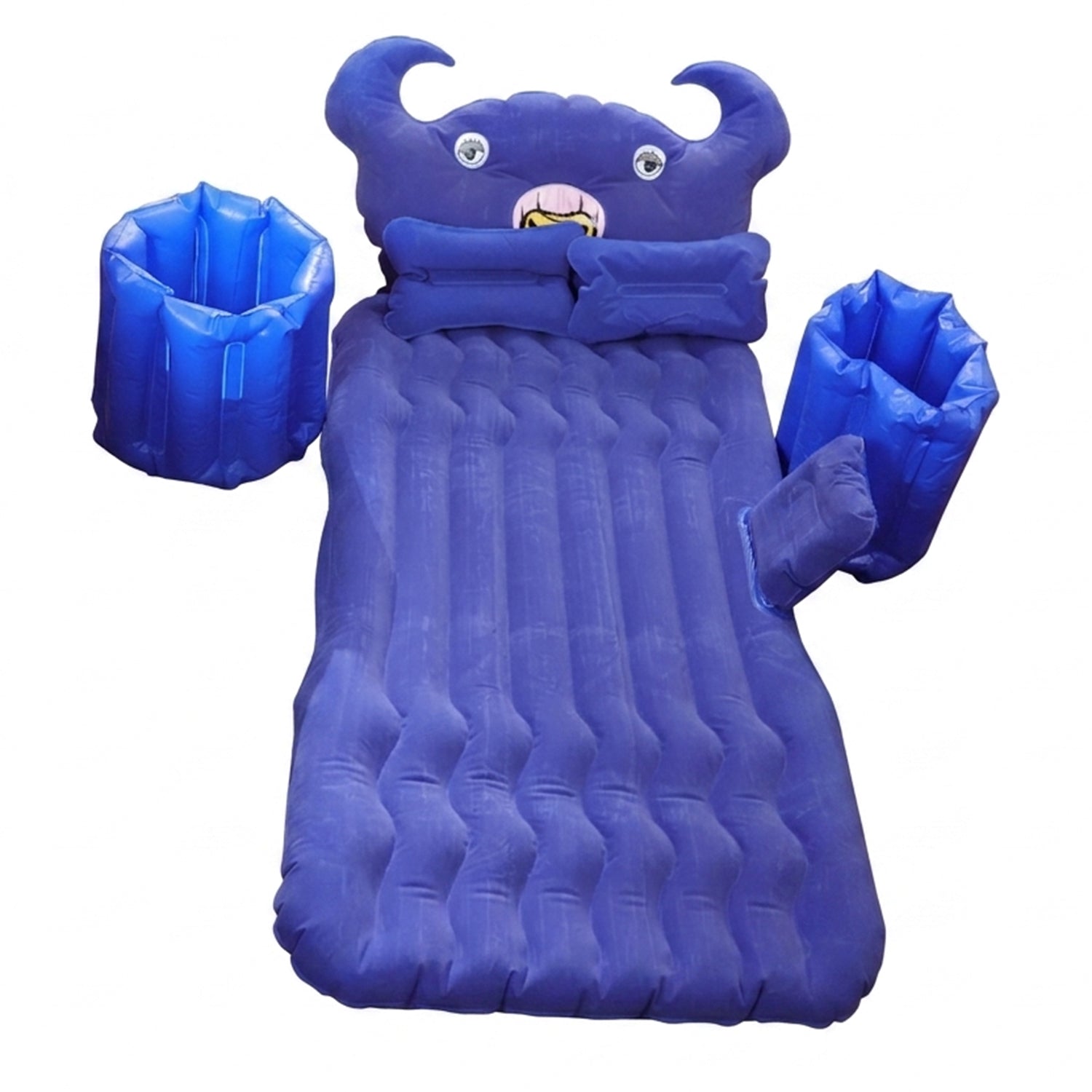 Car Air Mattress Bed Set With Inflatable Cushions And Pump  1 Set
