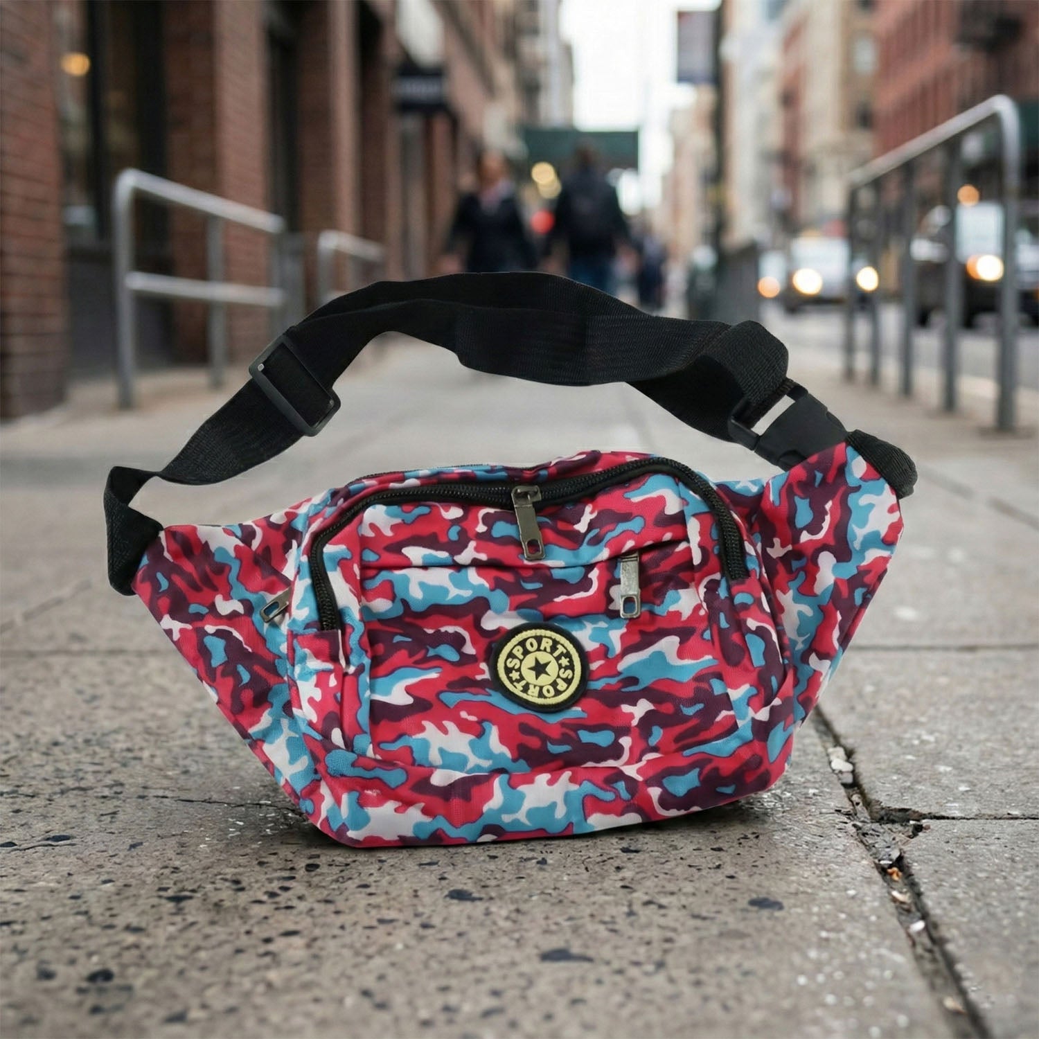 Stylish Multi-purpose Waist Bag  Cross-body Sling Pouch (1 Pc)