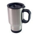 Stainless Steel Vacuum Glass Insulated Glass Coffee Cups (With Lid  Handle  1 Pc)