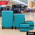 4-in-1 Luggage Set  Durable And Stylish Hard Shell Suitcase Set