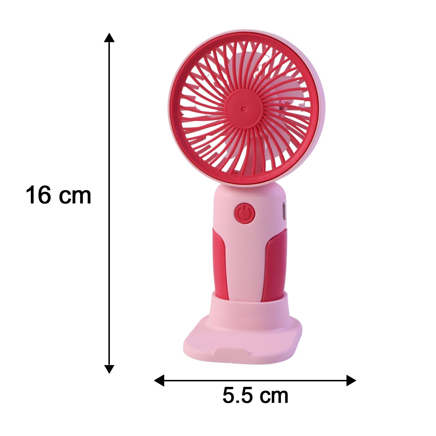 Mini Handheld Rechargeable Personal Fan With Stand Portable Usb Desk Fan (1 Pc)
