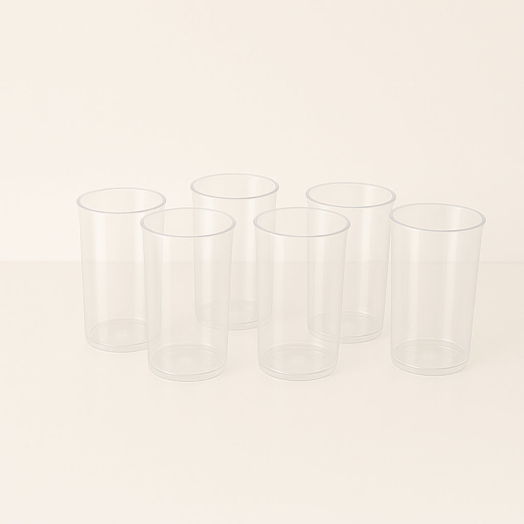 Supermom Martini Clear Glass Set (6 Pc)