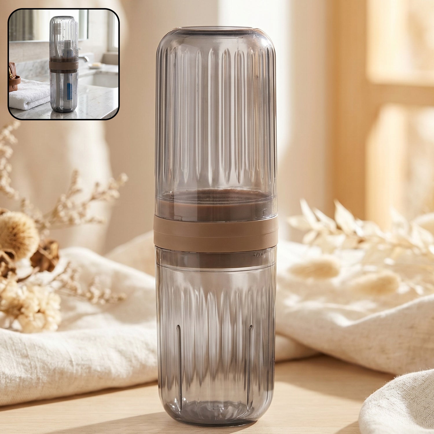 Portable Plastic Traveling Foldable Glass (1 Pc)