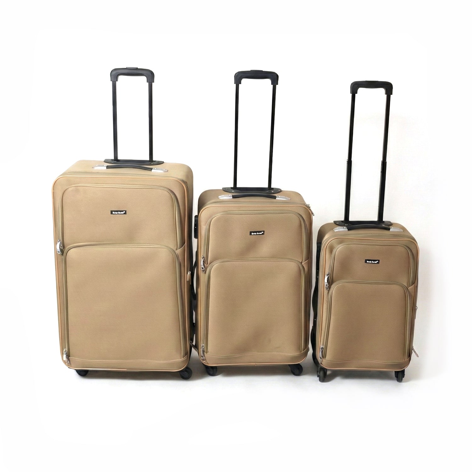 3 In 1 Soft Side Trolley Luggage Set 3 Piece