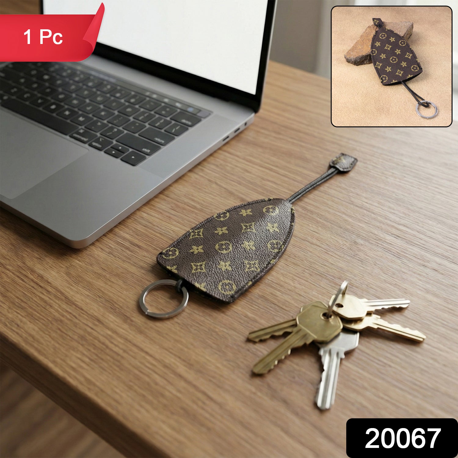 Premium Designer-style Keyholder  Key Case (1 Pc)