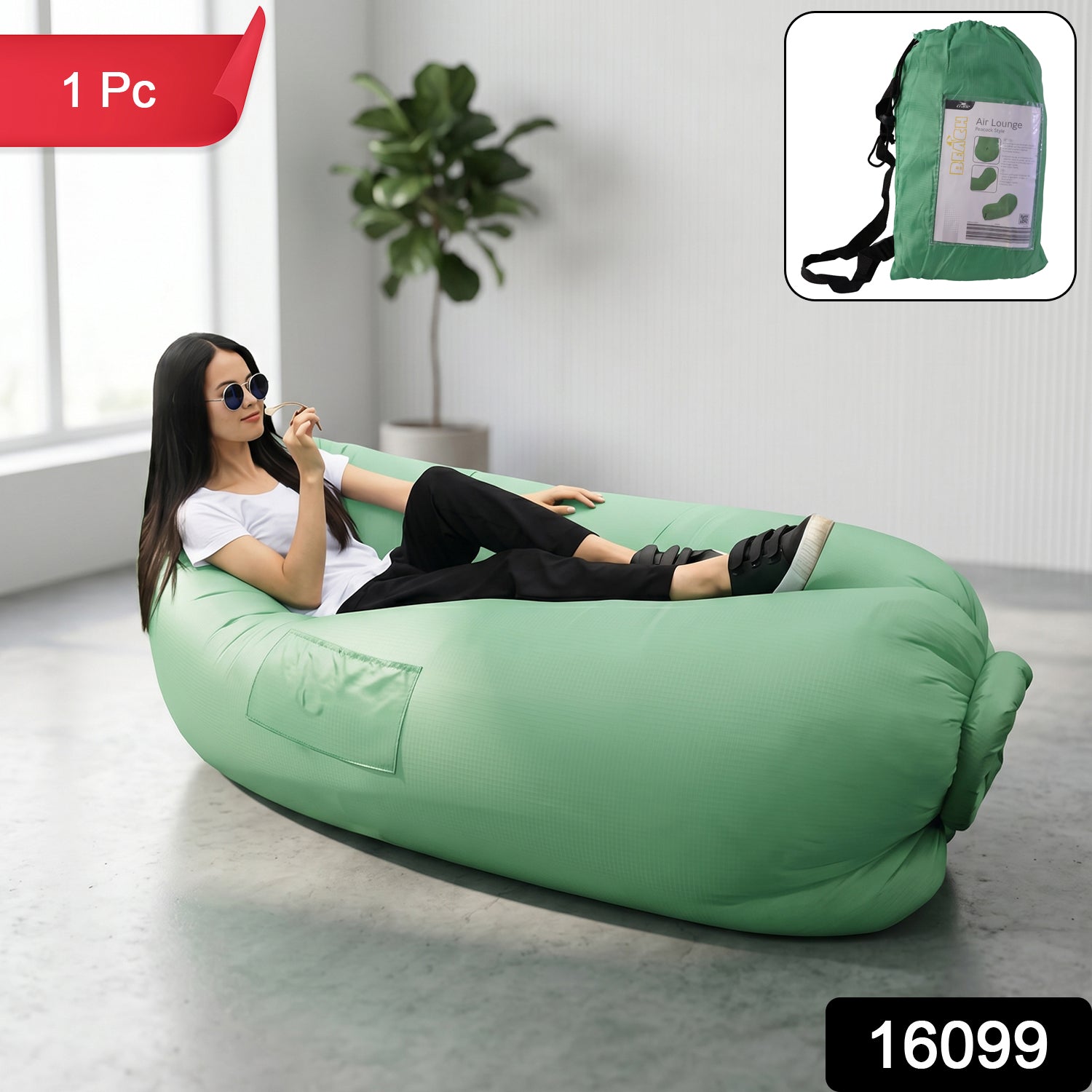 Foldable Inflatable Lounger Air Sofa (1 Pc)