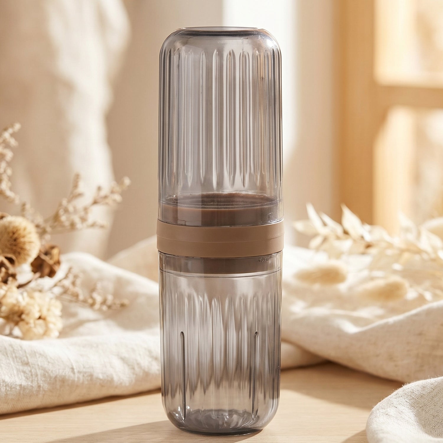 Portable Plastic Traveling Foldable Glass (1 Pc)