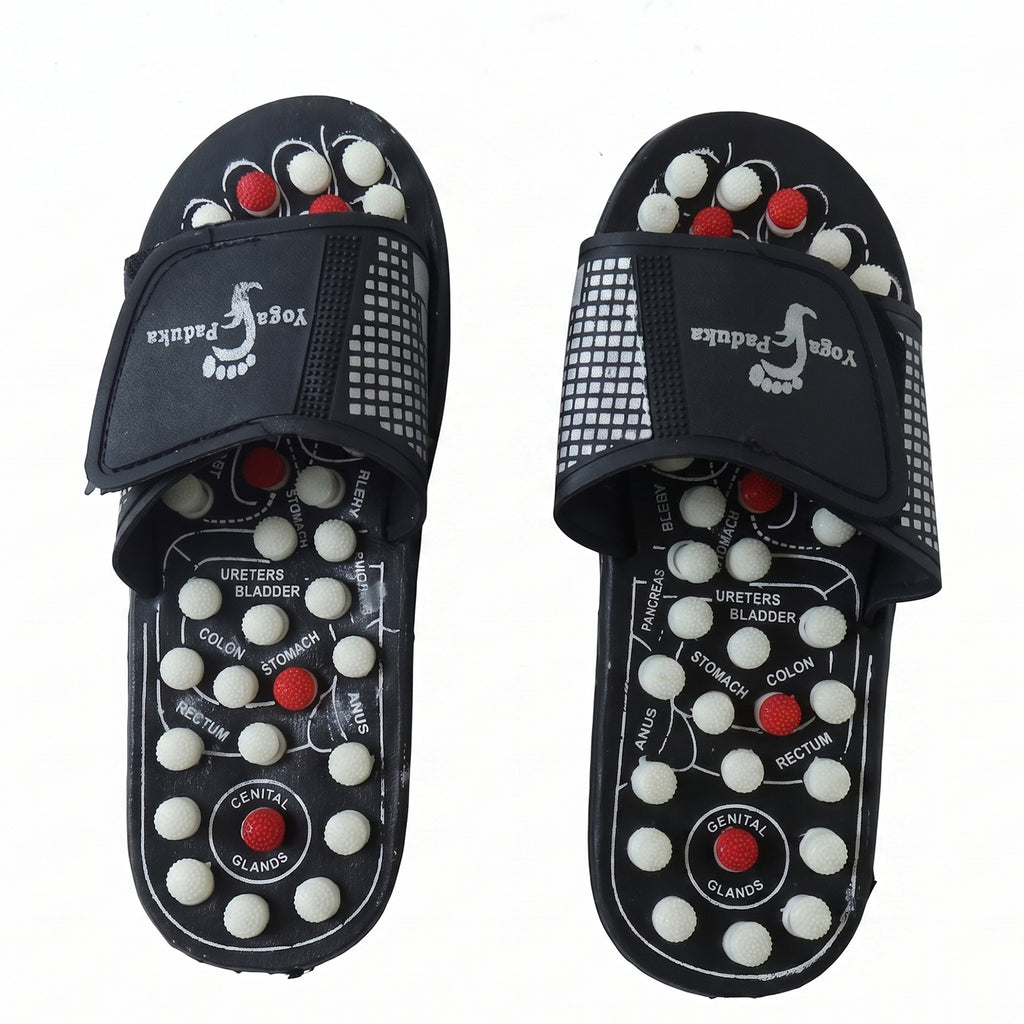 Acupressure Foot Massage Slippers Reflexology Massager Sandal Size 8 (1 Pair)